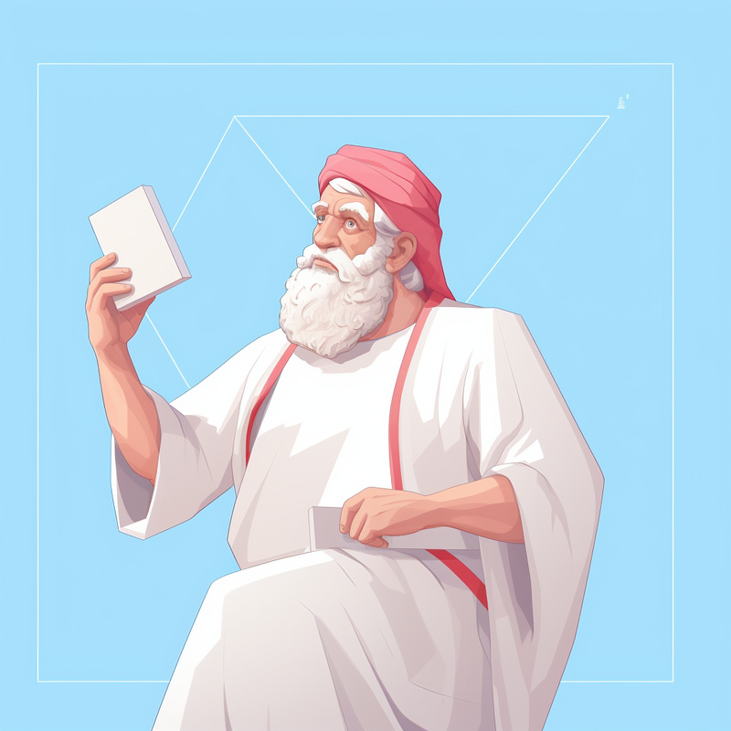 Pythagoras in Art and Literature